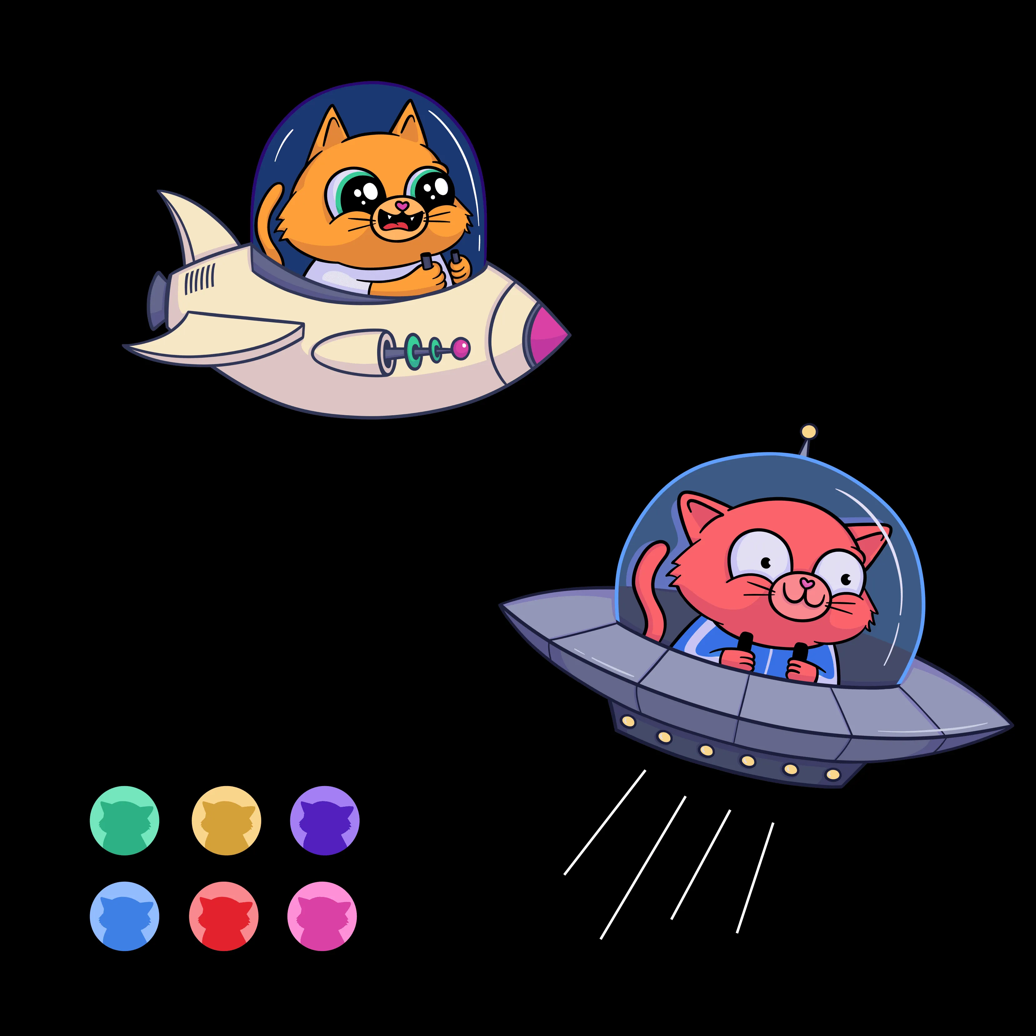 Illustrations — Hovercats NFT Collections